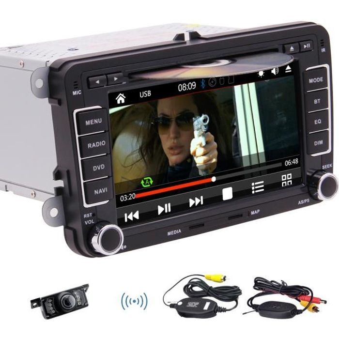7 pouces écran tactile voiture stéréo Auto Radio pour VW Golf MK5 MK6 Passat Jetta Tiguan Touran SKODA SEAT support de navigation GP