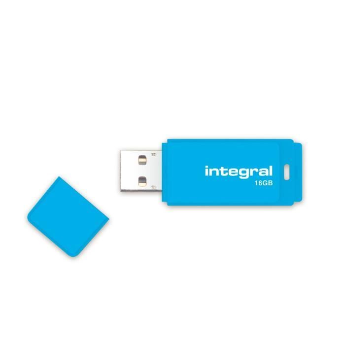 Integral clé USB Neon 16Go Bleu