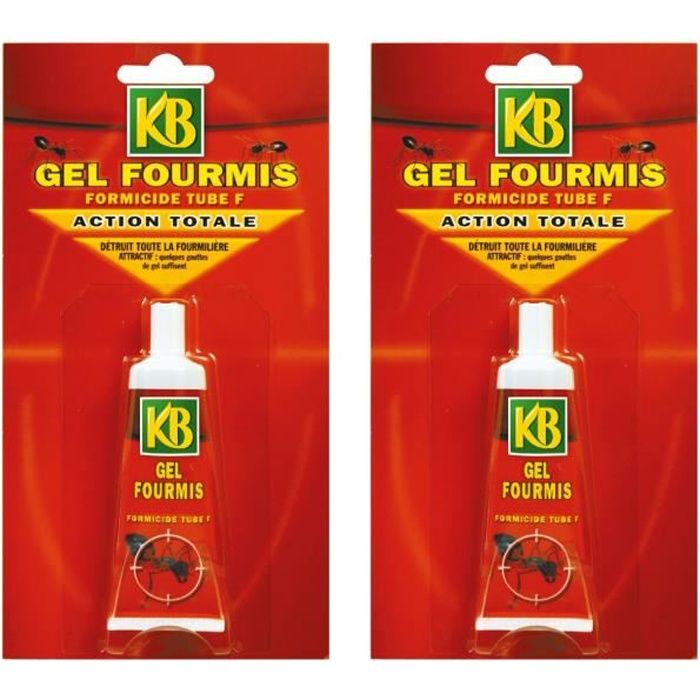 KB JARDIN Anti Fourmis Lot de 2 Tubes Gel 30 grammes