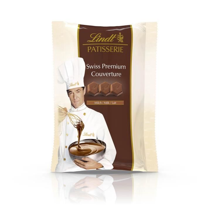 LINDT Sachet pistoles PATISSERIE - Chocolat au Lait - Pour Cuisiner - 500 g