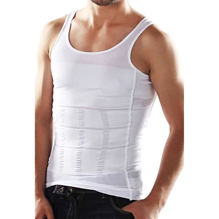 Slim'N Lift Homme Débardeur Gainant Blanc
