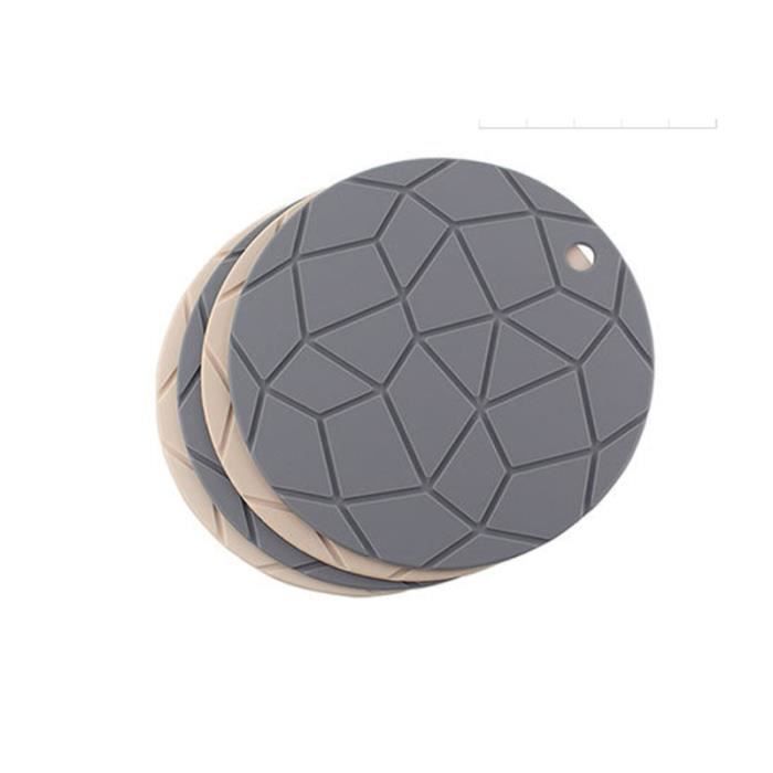 Napperon en silicone isolant thermique anti-dérapant épaissir le tapis de pot de de bol pour la maison ASSIETTE - PLATEAU REPAS