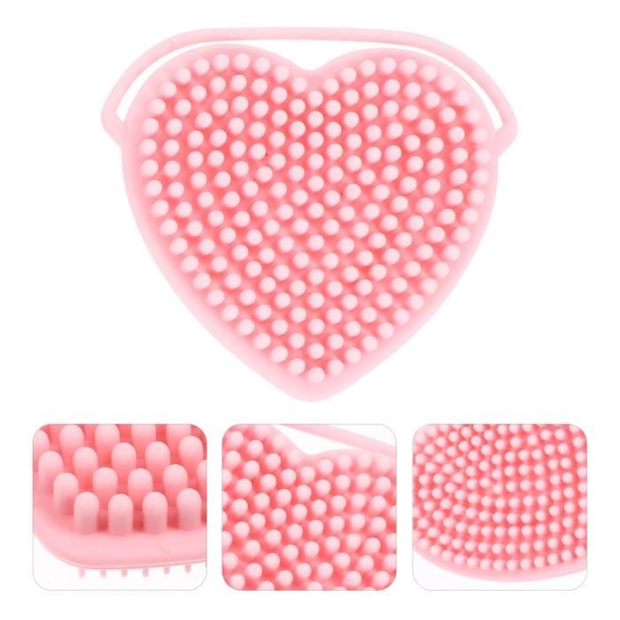 5pcs brosses chips de chics shampooings massage pinceaux accessoires de gommage corps - exfoliant corps corps visage