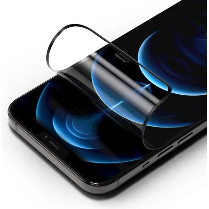 PROTECTION SOUPLE ECRAN ANTI-CHOCS 3D IMPACT™ FRAME NOIRE POUR APPLE IPHONE XR / 11 - RHINOSHIELD™