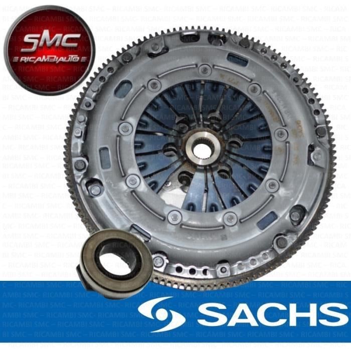 KIT EMBRAYAGE+VOLANT+BUTÉE VW GOLF VI - TOURAN -CADDY 1.9 TDI 105 CH SACHS