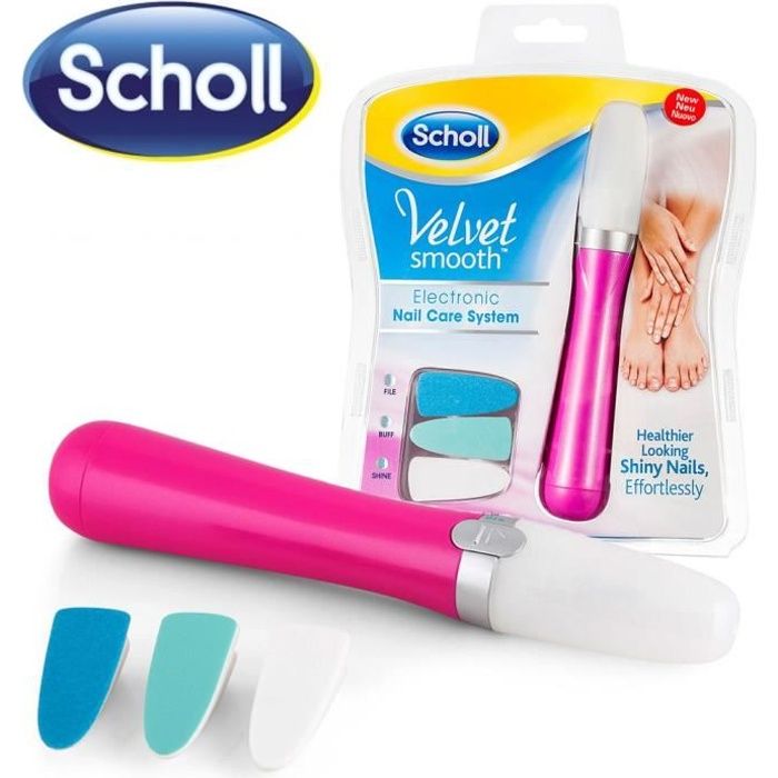 Lime électrique ponceuse pour ongles Scholl Velvet Smooth Sublime Ongles