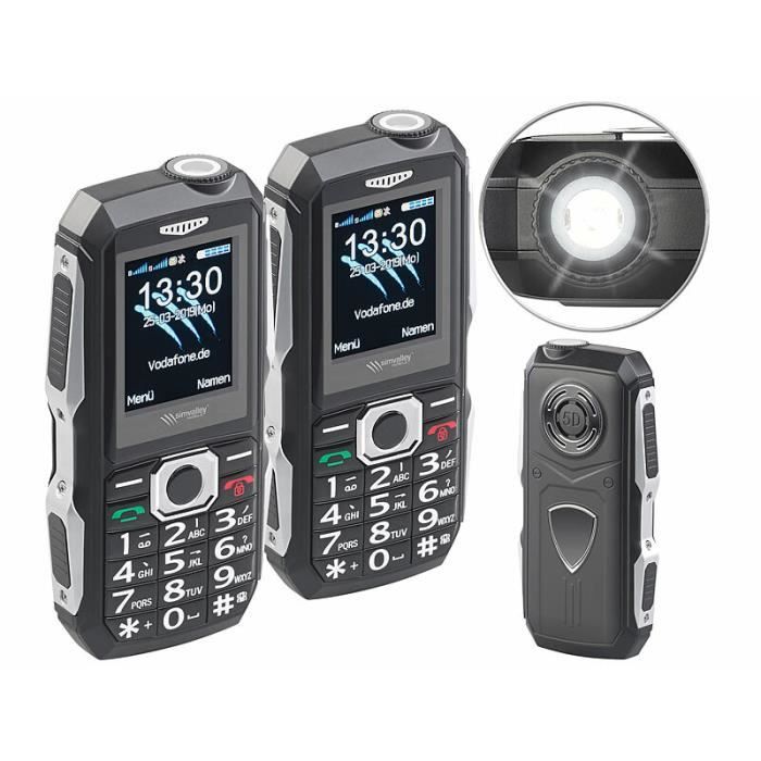 2 téléphones mobiles outdoor double SIM étanches et antichocs XT-300