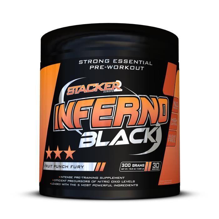 Inferno Black 30 port Punch aux fruits Fury Stacker2 Pre-entrainement
