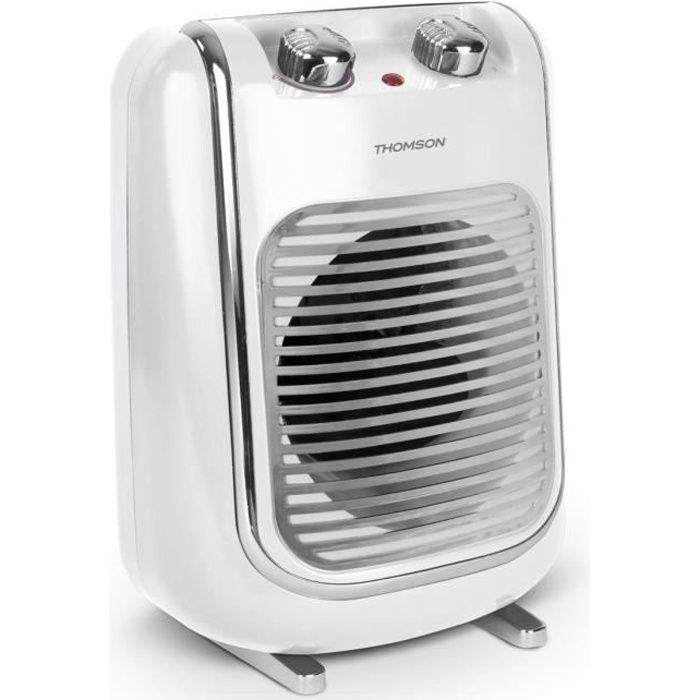 Thomson THSF2017B, Chauffage soufflant électrique, IPX1, Intérieur, Sol, Blanc, Rotatif