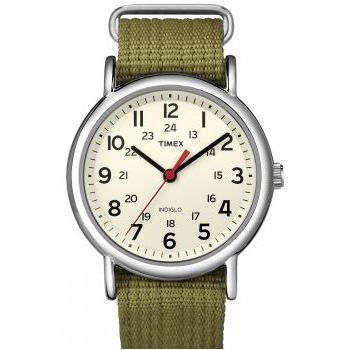 Timex - Urban WeekEnder Crème Nato Kaki T2N651