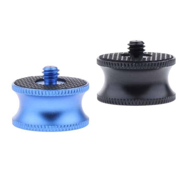 Vis D'adaptateur de Convertisseur 2x 1/4 Mâle à 3/8 Femelle pour Trépied D'appareil Photo