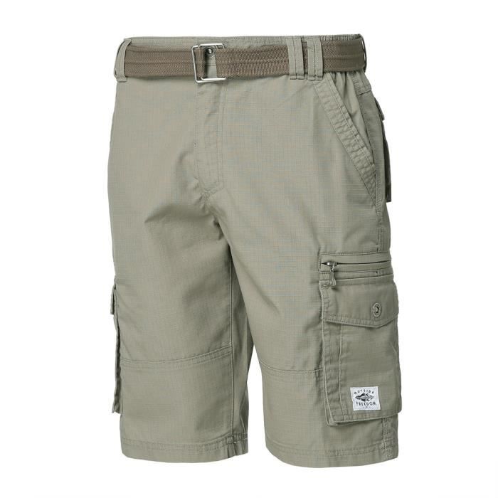 WANABEE Short de randonnée Springbrook Ber 2 - Homme - Taupe