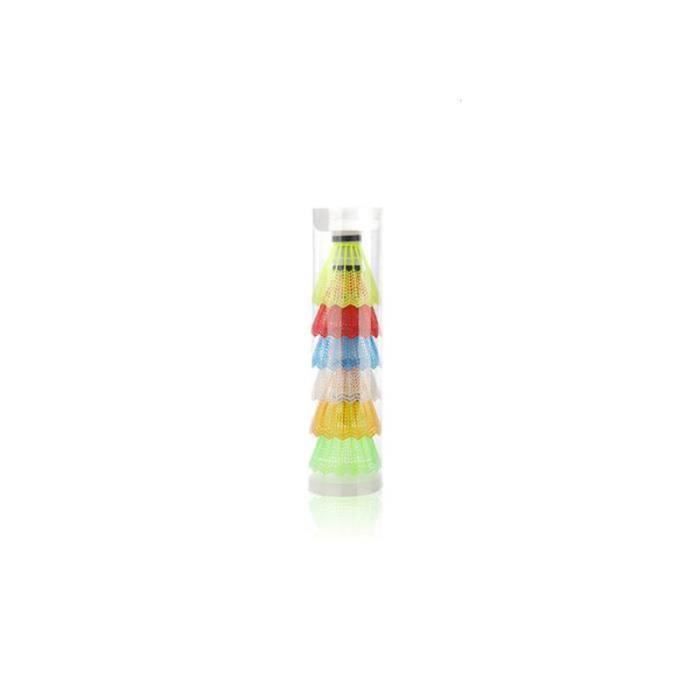 PC08722-Baril transparent à tête en mousse plastique Badminton-6pcs (Longueur du baril 19cm Diamètre 6.5cm)