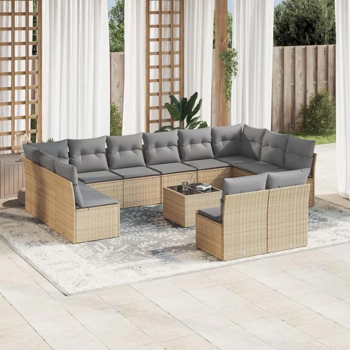 VidaXL Salon de jardin 13 pcs - vue 3