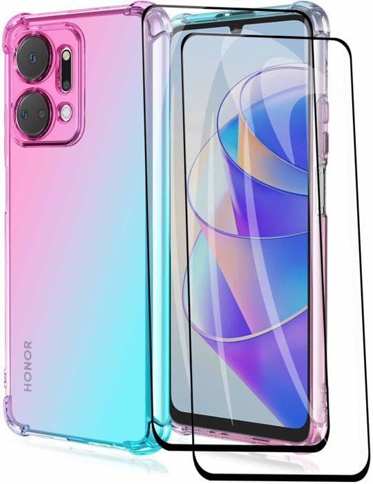 Étui Magnétique 360° Pour Huawei HONOR 8X Avec Bumper En Métal Et Verre Trempé Avant Et Arrière
