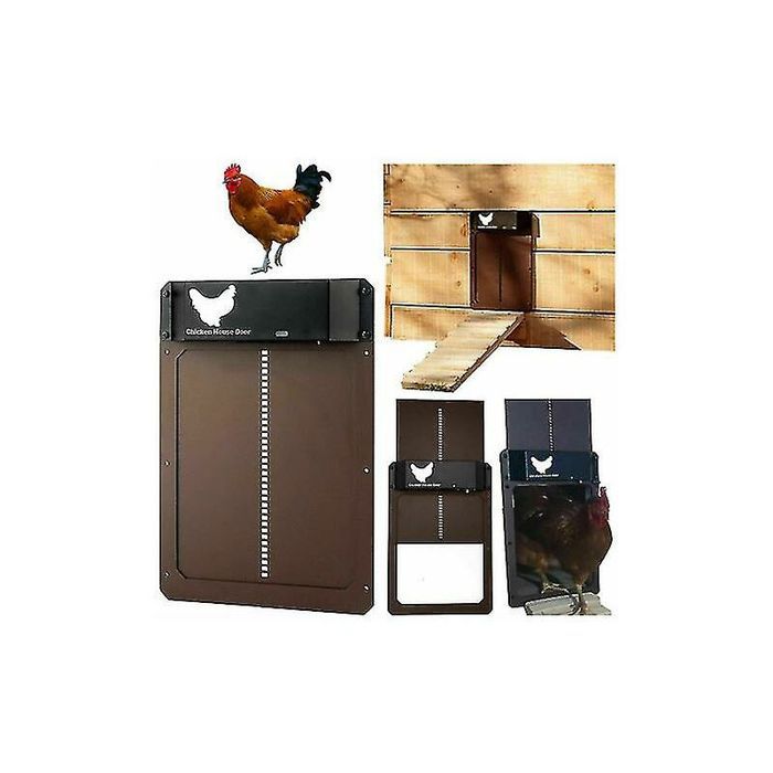 Meilleurs prix pour Ouvre-porte automatique pour poulailler capteur de lumière porte de poulailler porte pour animaux