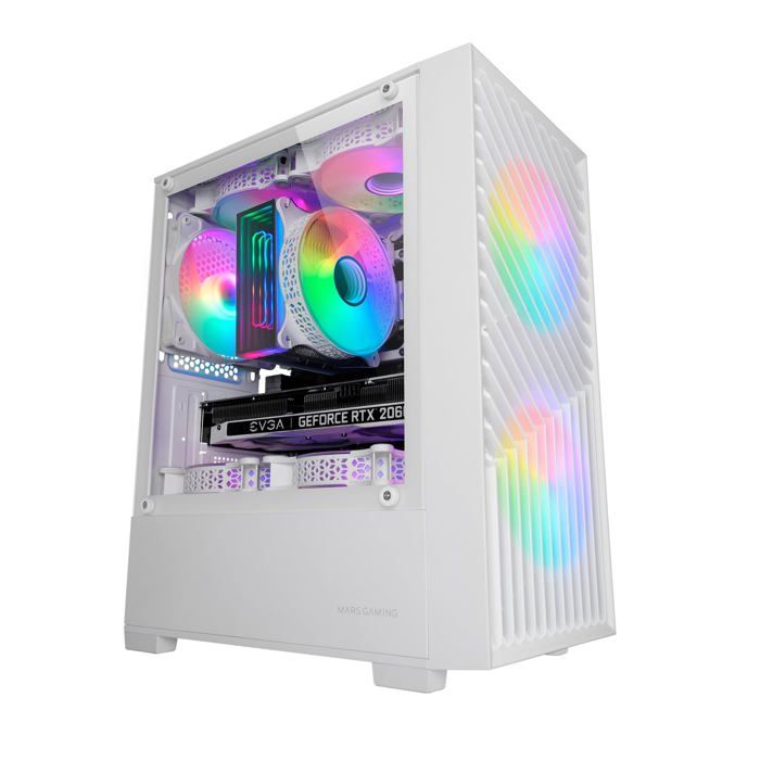 MARS GAMING Modèle : Boitier Mini Tour Micro ATX MC Vortex RGB avec panneau vitré Neuf - vue 9