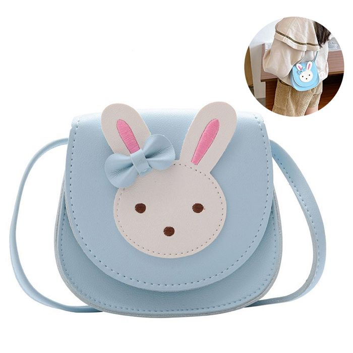 Sac à main à bandoulière avec nœud sac à main en PU pour enfants filles tout-petits