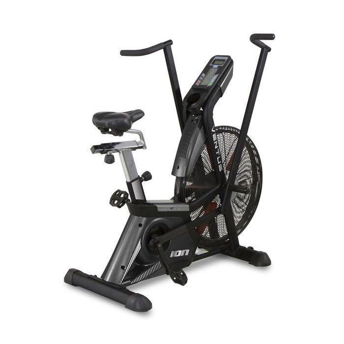 Vélo Air Bike ION Fitness HIIT Ventus – Autogénéré – LCD – Poids utilisateur 160 kg