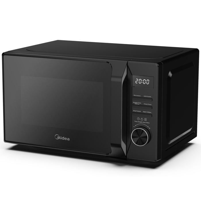Four micro-ondes - MIDEA - 20L - 700W/1000W - Grill - 8 fonctions automatiques - Midea