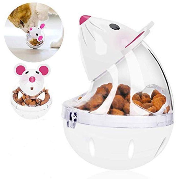 Meilleurs prix pour Jouet pour Chat - SHIPENOPHY - Distributeur Croquettes - Interactif - Contrôle de lalimentation - Plastique