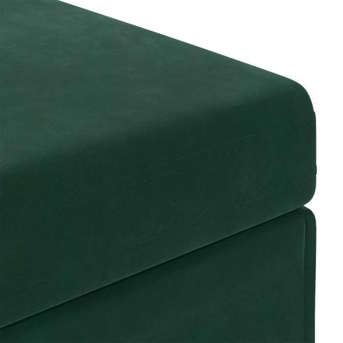 Chaise/Tabouret HAUTE(1 PLACES) - SOLDES Février - Meuble de bar moderne - Vert foncé 41 x 41 x 40cm Velours et Bois Composite 41x41