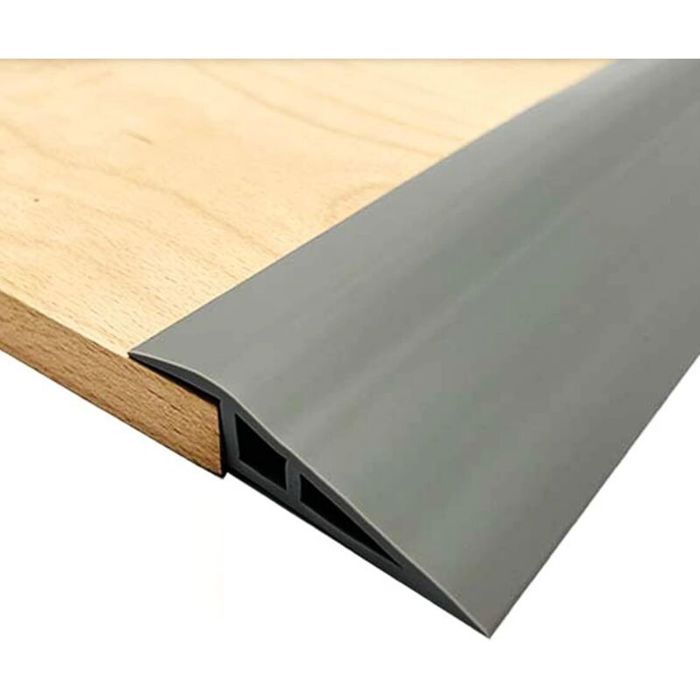 Rampe de seuil en PVC - MICH - Autocollant - 1 m - 50 mm - 126 mm - Transition 9-10 mm