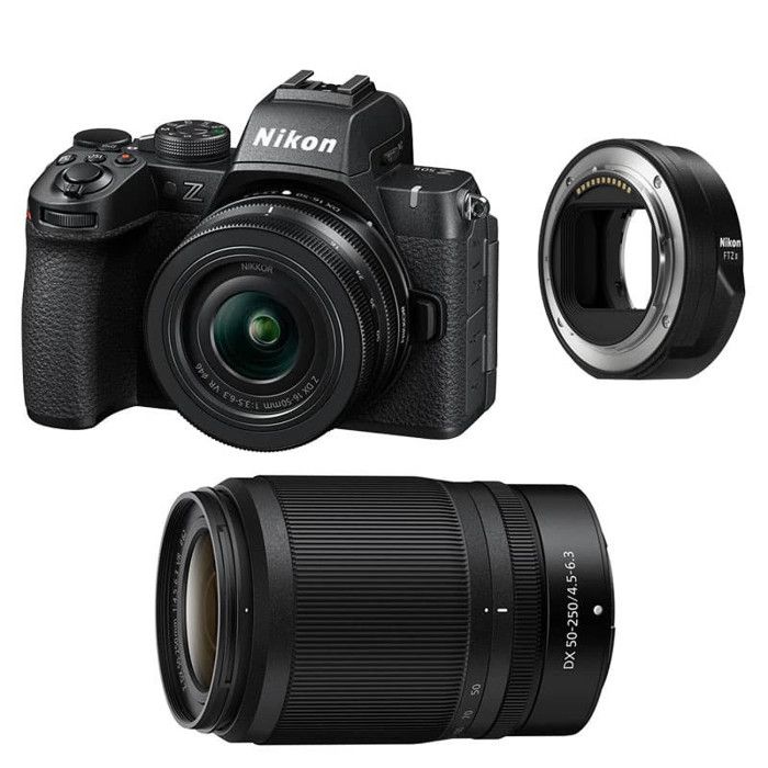 NIKON Z50 II + Z 16 50 + Z 50 250 Garanti + Adaptateur FTZ II - vue 2