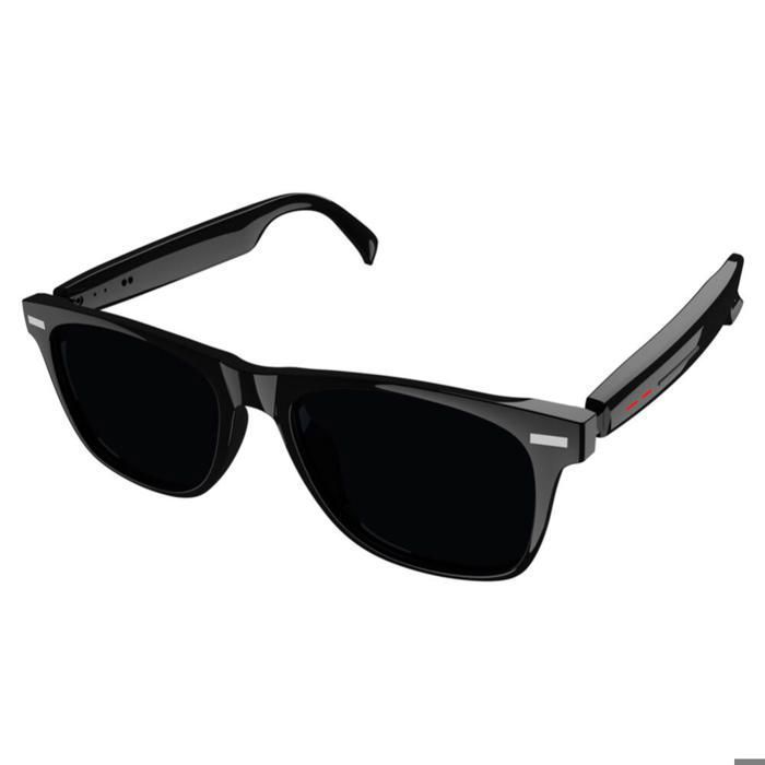 Lunettes de Soleil Bluetooth Audio Sans Fil Appels Mains Libres Son Ouvert Batterie 260 mAh Commande Tactile
