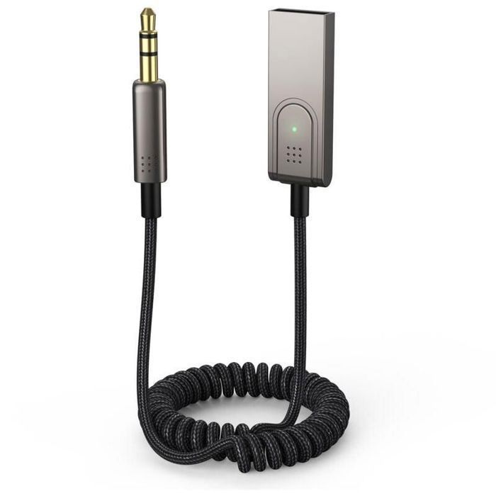 Récepteur Bluetooth pour voiture - - Bluetooth 5.1 - Appels mains libres - Microphone intégré KIT MAINS LIBRES