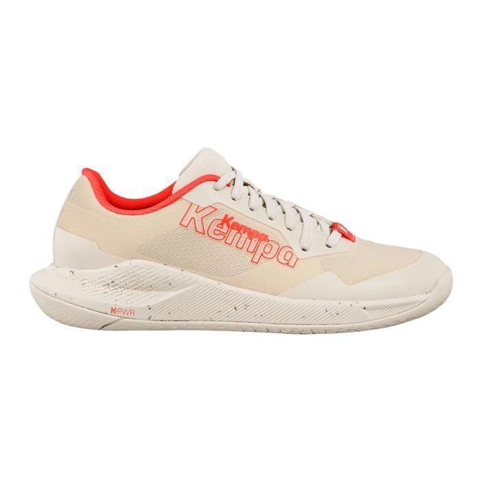 Chaussures indoor femme Kempa Kourtfly Two - beige/rouge fluo Chaussures indoor femme Kempa Kourtfly Two - beige/rouge fluo