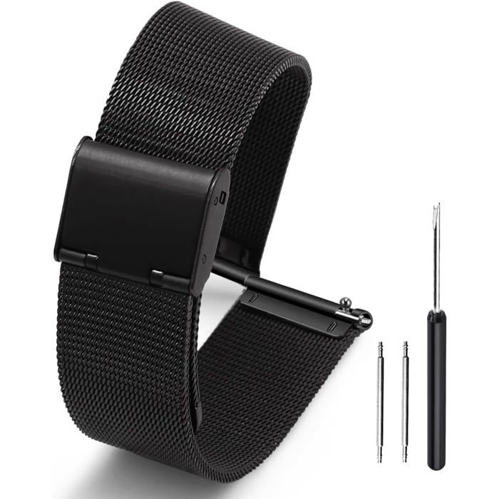 Bracelet Montre Connectée 20mm 22mm 18mm 24mm 16mm 14mm 12mm 10mm Bracelet Montre pour Homme Femme Bracelets de Montres de Metal