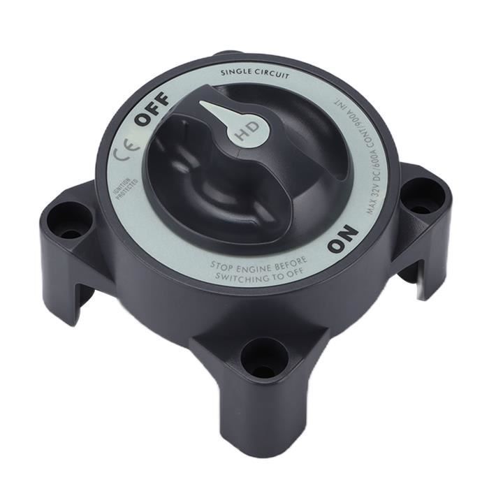 Akozon Ignition Protected Battery Isolator Switch, 32V Boat Dual