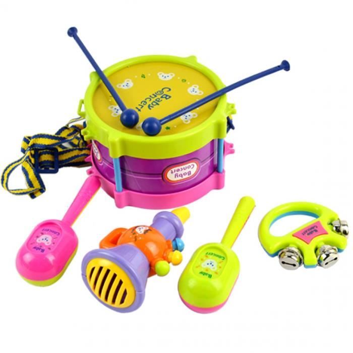 Bebe Jouet Musical Rouleau Tambour Instruments De Musique Kit 5pcs Enfants Jouet Cadeau Set Jouets Educatifs Cdiscount Jeux Jouets Bebe Jouet Musical Rouleau Tambour Instruments De Musique Kit 5pcs Enfants Jouet Cadeau Set Jouets Educatifs Cdiscount Jeux Jouets