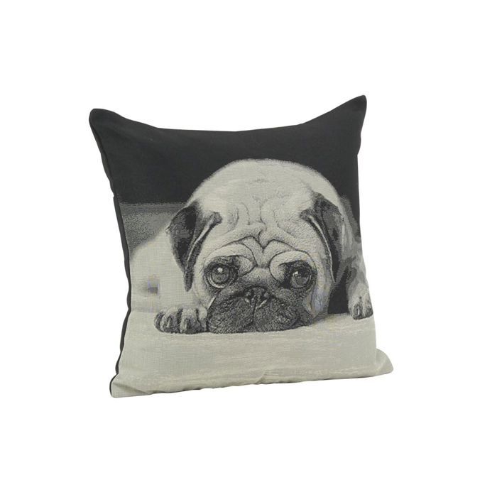 Meilleurs prix pour Coussin chien en coton Carlin Pug