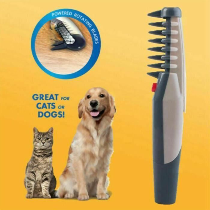 Hot Electrique Chien Chat Toilettage Peigne Rasoir Toiletteur Animal Poil Rasoir Ciseaux Brosse Cdiscount