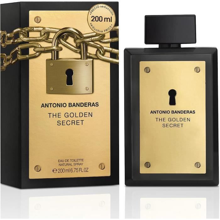 Eau De Toilette Homme - Antonio Banderas Perfumes The Secret Spray Parfum Quotidien Masculin À Menthe Jus