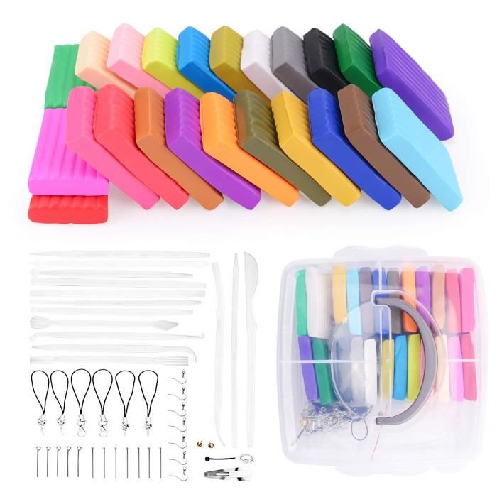 Kit Pâte à Modeler Polymère JEFFOUOO - 36 Couleurs Pour Enfants