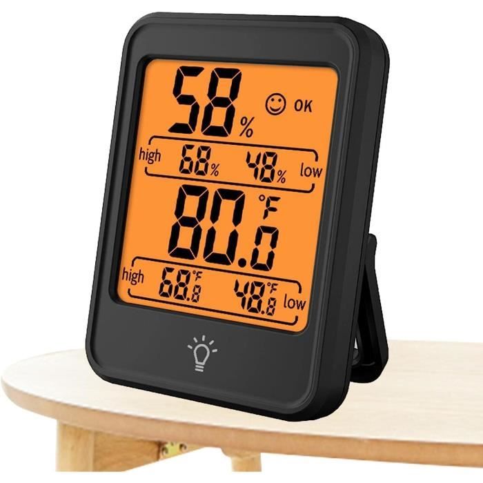 Thermomètre d'intérieur thermomètre numérique d'humidité de