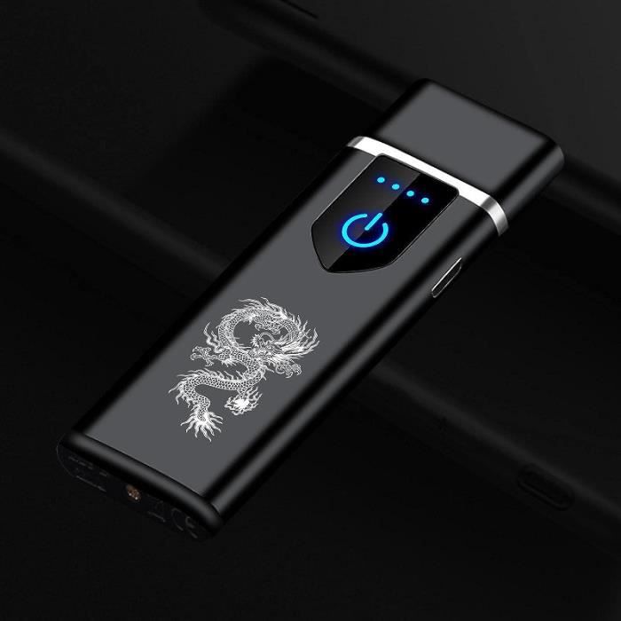 Briquet électronique USB à double arc électrique - Doré - Au quotidien