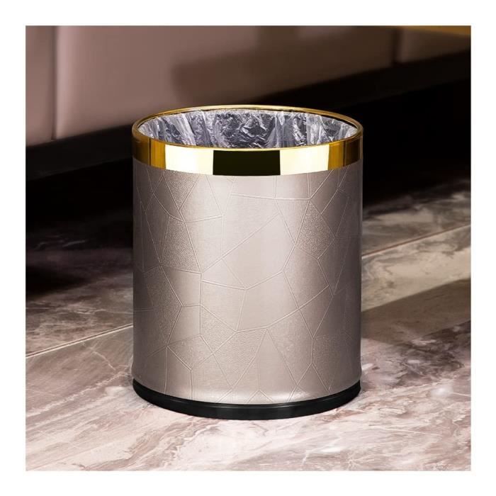 Poubelle Ronde En Plastique De Grande Capacité Conteneur De Déchets De