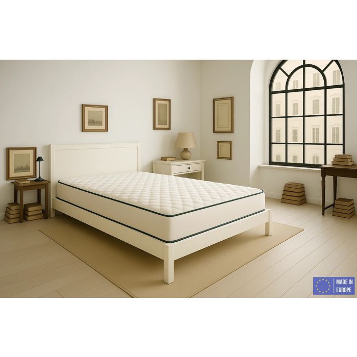 Matelas 140x190 Mousse HR Très Ferme Spécial Sommier Électrique et Lit Gigogne Double Face (Été/Hiver) H15cm Matelas 140x190 Mousse HR Très Ferme Spécial Sommier Électrique et Lit Gigogne Double Face (Été/Hiver) H15cm