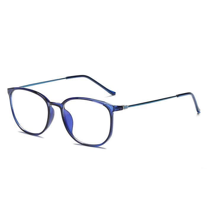 lunette de vue homme bleu