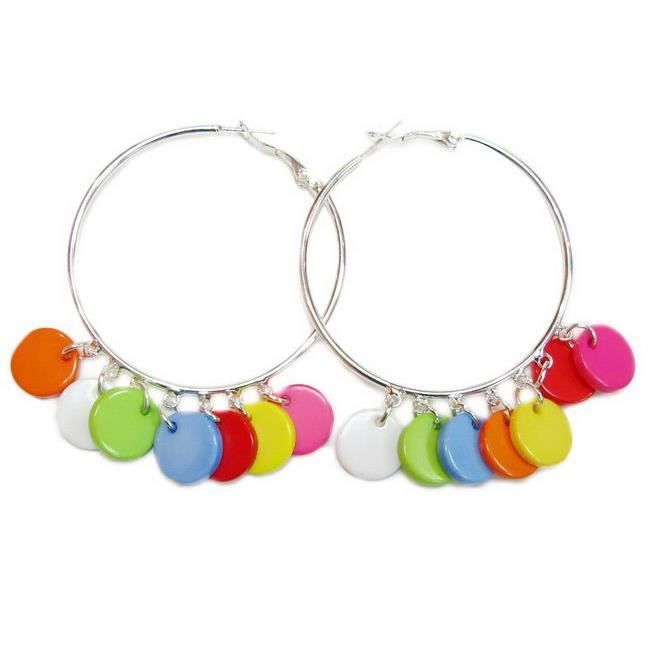 boucles d'oreilles creoles fantaisie boucles d'oreilles creoles fantaisie