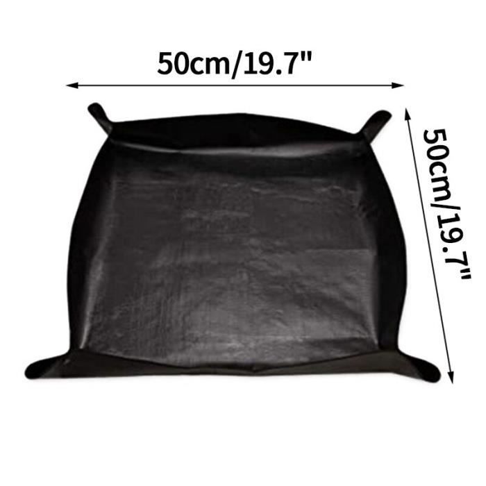 Tapis De Jardinage Imperméable 50x50cm - Avec 3 Outils - Pour Rempotage Intérieur/Extérieur - Vert