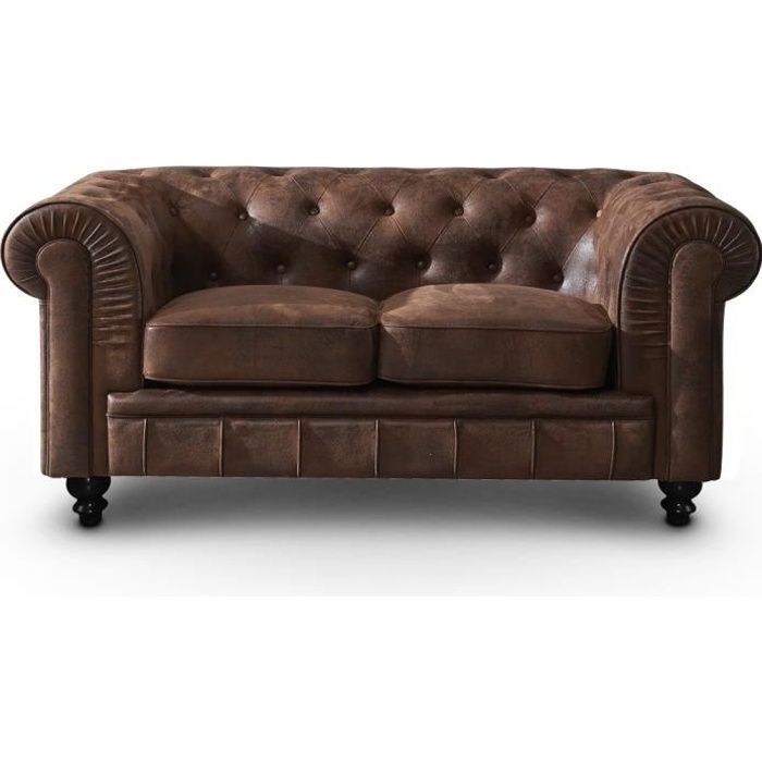 Canapé Chesterfield 2 Places Vintage Canapé Chesterfield 2 Places Vintage
