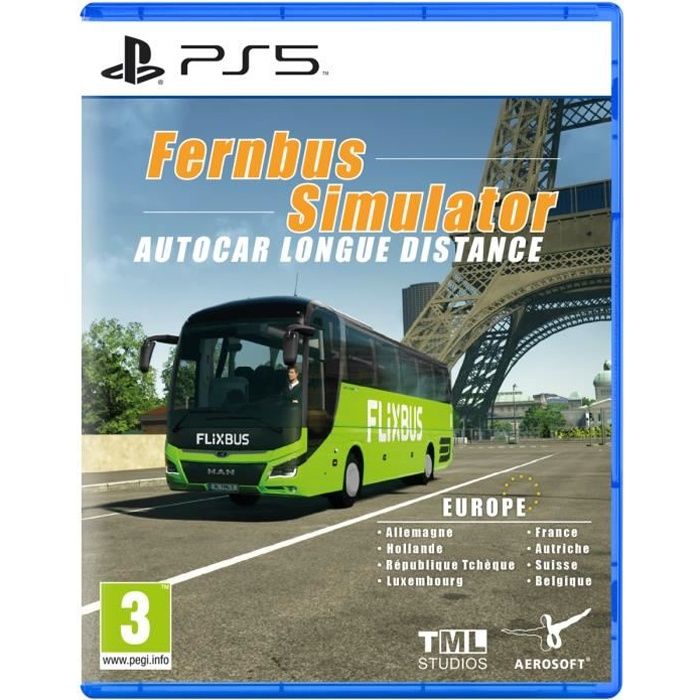 Fernbus Simulator Autocar Longue Distance PS5 - Cdiscount Jeux vidéo