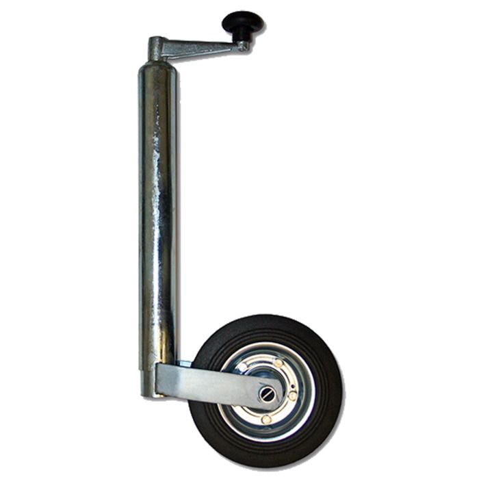 Roue jockey diam/ètre 60 mm pour remorque Fixation de roue jockey /Ø 60mm