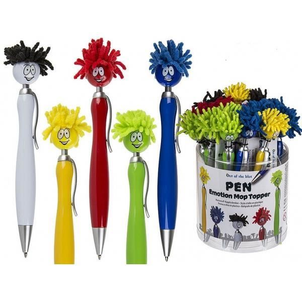 Stylo Rigolo Sourire Avec Cheveux Couleur Aleatoire Bille Ecriture Papier 018 Cdiscount Beaux Arts Et Loisirs Creatifs
