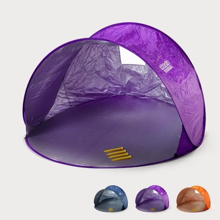 Tente 2 Sieges Pare Soleil De Plage Abri Solaire Camping Tendafacile Couleur Pourpr Cdiscount Sport